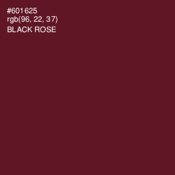 #601625 - Black Rose Color Image